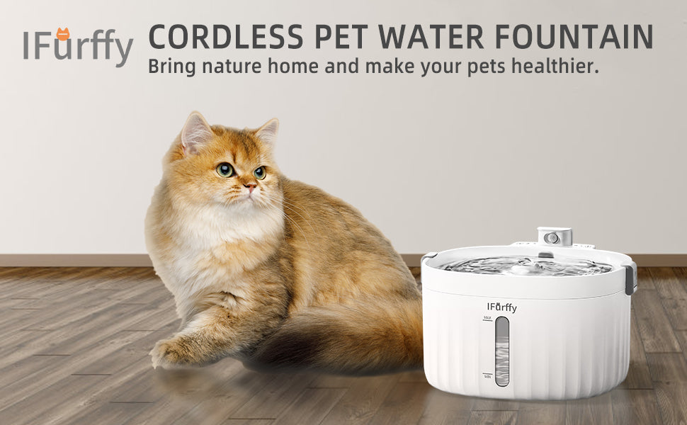 Cordless Pet  Water Fountain