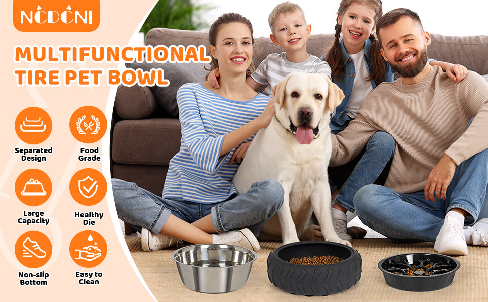 Multifunctional 3 in 1 Dog Bowl